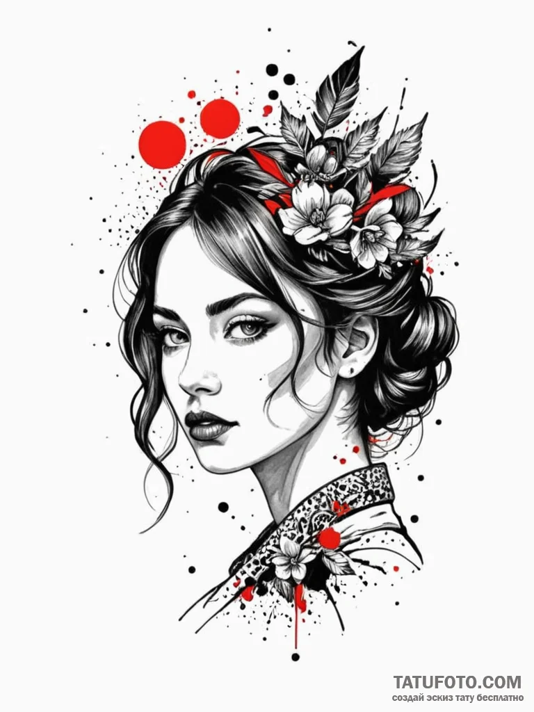 G, artistic tattoo sketch, stylized interpret… — эскиз тату (№1752177445_0, 10.07.2025 19:57) — Tatufoto.com