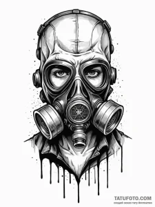Scavenger in a post-apocalyptic wasteland, we... - эскиз тату (№1752180212_0, 10.07.2025 20:43) — Tatufoto.com