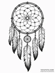Dreamcatcher dissolving in mist, concept art... - эскиз тату (№1752182144_0, 10.07.2025 21:15) — Tatufoto.com
