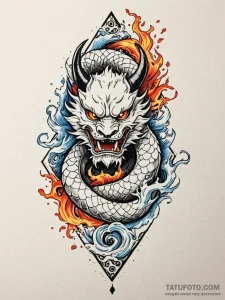 Xiphos runes burning through mist, ink illust... - эскиз тату (№1752182311_0, 10.07.2025 21:18) — Tatufoto.com