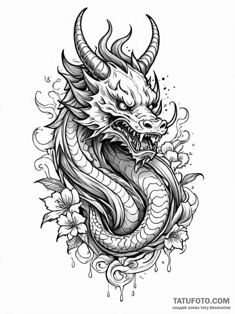 Thorn crown devouring relic, concept art for... - эскиз тату (№1752183235_0, 10.07.2025 21:33) — Tatufoto.com