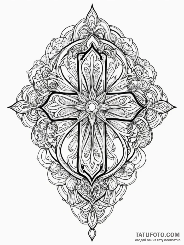 Zero (number 0), stylized, tattoo flash sheet… — эскиз тату (№1752183822_0, 10.07.2025 21:43) — Tatufoto.com