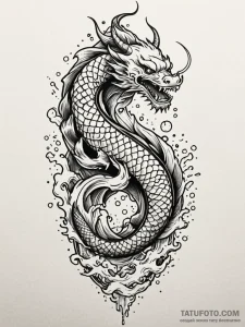 Katana breaking bone chains, tattoo flash she... - эскиз тату (№1752184409_0, 10.07.2025 21:53) — Tatufoto.com