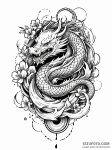 Dark crown entangled in roots, tattoo flash s... - эскиз тату (№1752192901_0, 11.07.2025 00:15) — Tatufoto.com