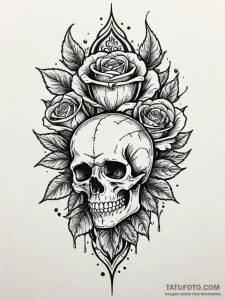 A powerful buzz saw cutting metal, sparks,, t... - эскиз тату (№1752195324_0, 11.07.2025 00:55) — Tatufoto.com