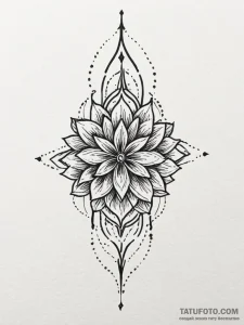 B, tattoo drawing outline, on a clean white p... - эскиз тату (№1752196079_0, 11.07.2025 01:07) — Tatufoto.com