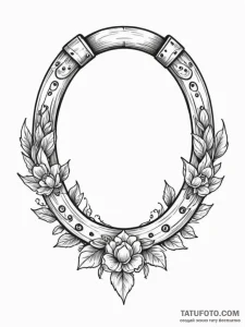Horseshoe - эскиз тату (№1752197165_0, 11.07.2025 01:26) — Tatufoto.com