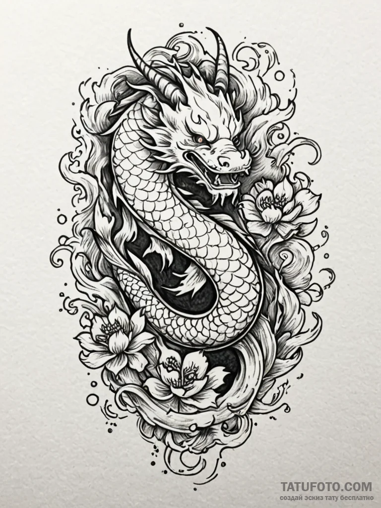 Fireplace with a warm, roaring fire, tattoo f... - эскиз тату (№1752198846_0, 11.07.2025 01:54) — Tatufoto.com