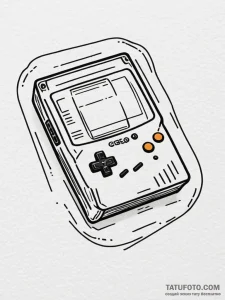 Memory card from an old game console, tattoo... - эскиз тату (№1752202052_0, 11.07.2025 02:47) — Tatufoto.com