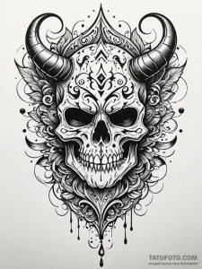 A rorschach inkblot test, tattoo flash sheet... - эскиз тату (№1752203320_0, 11.07.2025 03:08) — Tatufoto.com
