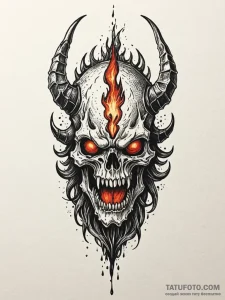 Molten helm devouring flame, tattoo line art,... - эскиз тату (№1752203571_0, 11.07.2025 03:12) — Tatufoto.com