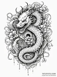 Ivory fang dripping venom, tattoo drawing out... - эскиз тату (№1752203655_0, 11.07.2025 03:14) — Tatufoto.com