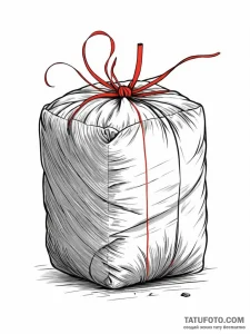 A detailed bale of cotton, soft,, artistic ta... - эскиз тату (№1752203907_0, 11.07.2025 03:18) — Tatufoto.com