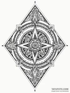Broken relic humming faintly, ink illustratio... - эскиз тату (№1752205414_0, 11.07.2025 03:43) — Tatufoto.com