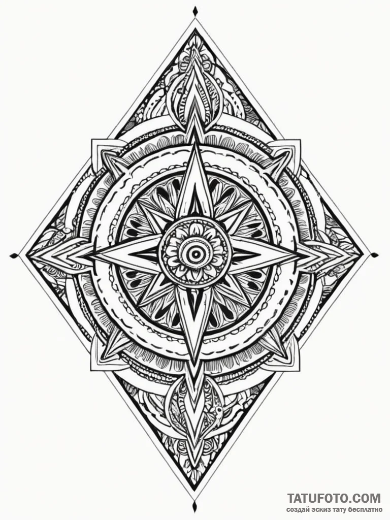 Broken relic humming faintly, ink illustratio… — эскиз тату (№1752205414_0, 11.07.2025 03:43) — Tatufoto.com