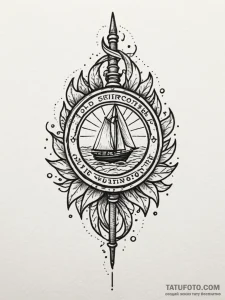 Pencil, sharpened, drawing a single line, tat... - эскиз тату (№1752207844_0, 11.07.2025 04:24) — Tatufoto.com
