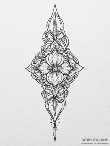 Malenia, blade of miquella from elden ring, a... - эскиз тату (№1752211108_0, 11.07.2025 05:18) — Tatufoto.com