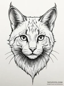 кот - эскиз тату (№1752213753_0, 11.07.2025 06:02) — Tatufoto.com