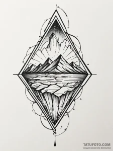 A detailed broken glass of water, shattered,,... - эскиз тату (№1752218769_0, 11.07.2025 07:26) — Tatufoto.com