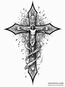 Black silk fluttering in storm, ink illustrat... - эскиз тату (№1752219020_0, 11.07.2025 07:30) — Tatufoto.com