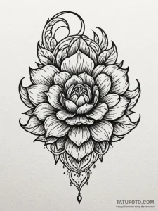 Locked tome bleeding shadows, tattoo drawing... - эскиз тату (№1752222235_0, 11.07.2025 08:23) — Tatufoto.com
