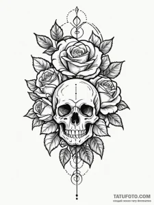 N, artistic tattoo sketch, minimalist approac... - эскиз тату (№1752222989_0, 11.07.2025 08:36) — Tatufoto.com