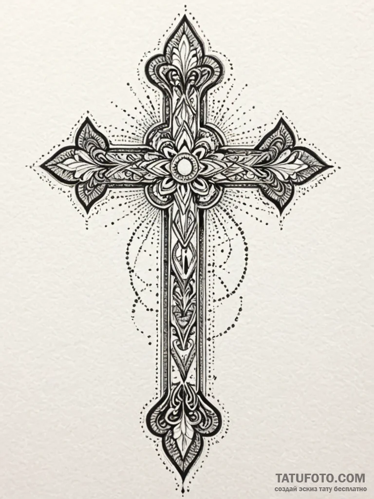 Q, tattoo sketch design, dotwork tattoo style… — эскиз тату (№1752223409_0, 11.07.2025 08:43) — Tatufoto.com