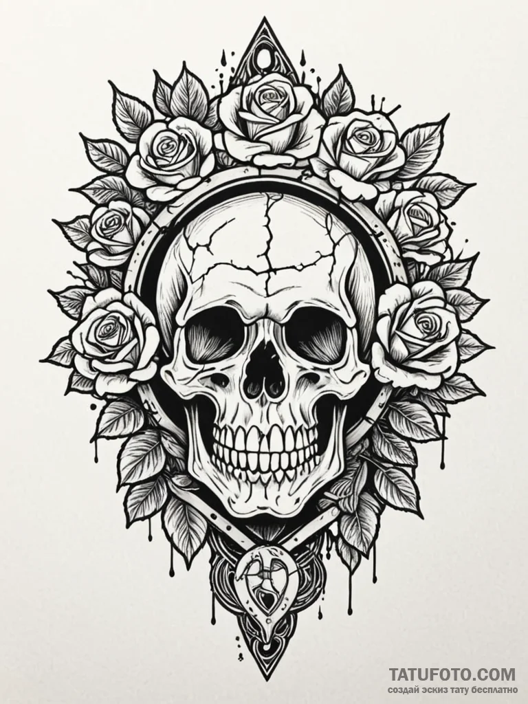 Troll under a bridge, tattoo drawing outline,… — эскиз тату (№1752224412_0, 11.07.2025 09:00) — Tatufoto.com