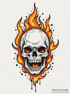 Kingр р†р вђљрівђћсћs relic devouring flame,... - эскиз тату (№1752225000_0, 11.07.2025 09:10) — Tatufoto.com
