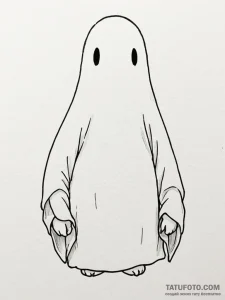 No-face from spirited away - эскиз тату (№1752227859_0, 11.07.2025 09:57) — Tatufoto.com
