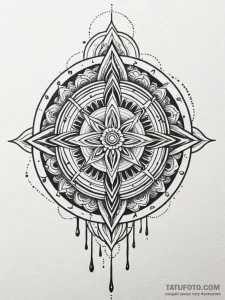 Knife dripping with bone ichor, tattoo sketch... - эскиз тату (№1752229117_0, 11.07.2025 10:18) — Tatufoto.com