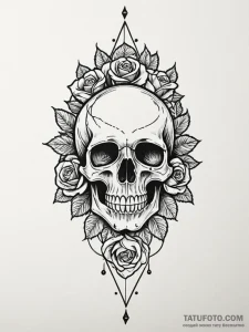 A single continuous line drawing of a face, t... - эскиз тату (№1752229790_0, 11.07.2025 10:29) — Tatufoto.com