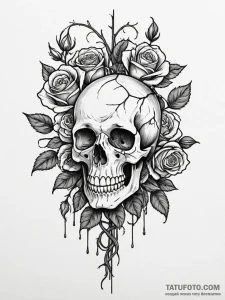 Necromancerр р†р вђљрівђћсћs staff wrapped in... - эскиз тату (№1752231381_0, 11.07.2025 10:56) — Tatufoto.com