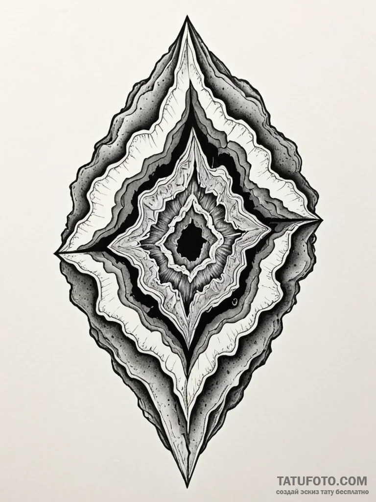 Geode — эскиз тату (№1752234337_0, 11.07.2025 11:45) — Tatufoto.com