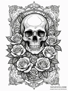 Ancient tome with glowing script, concept art... - эскиз тату (№1752237674_0, 11.07.2025 12:41) — Tatufoto.com