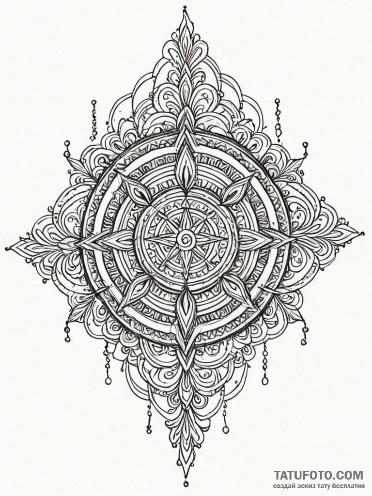 Fractured relic crowned in stars, tattoo line... - эскиз тату (№1752242475_0, 11.07.2025 14:01) — Tatufoto.com