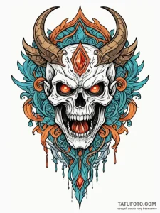 Broken fang lodged in stone, concept art for... - эскиз тату (№1752242901_0, 11.07.2025 14:08) — Tatufoto.com