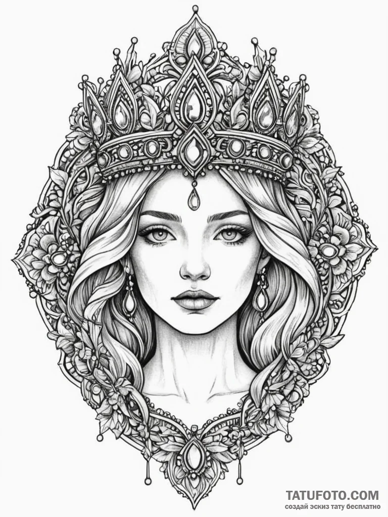 Obsidian relic crowned in frost, artistic tat… — эскиз тату (№1752246987_0, 11.07.2025 15:16) — Tatufoto.com