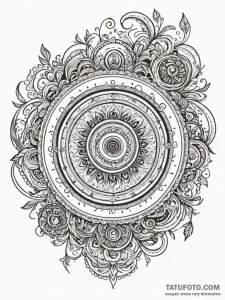 A detailed broken record, nostalgic,, ink ill... - эскиз тату (№1752249721_0, 11.07.2025 16:02) — Tatufoto.com