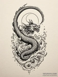 Xiphos blade beneath spectral moon, artistic... - эскиз тату (№1752250058_0, 11.07.2025 16:07) — Tatufoto.com