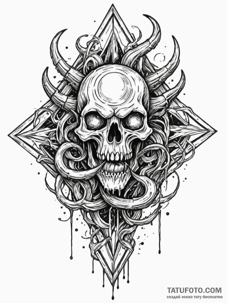 Iron relic devouring celestial light, tattoo... - эскиз тату (№1752251412_0, 11.07.2025 16:30) — Tatufoto.com