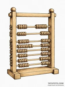 Abacus - эскиз тату (№1752251496_0, 11.07.2025 16:31) — Tatufoto.com