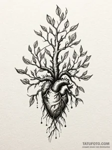 Keystone wrapped in roots, ink illustration f... - эскиз тату (№1752254195_0, 11.07.2025 17:16) — Tatufoto.com