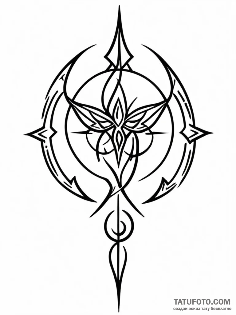 Lilith's sigil - эскиз тату (№1752254279_0, 11.07.2025 17:17) — Tatufoto.com