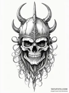 Ivory roots gripping iron helm, tattoo line a... - эскиз тату (№1752263494_0, 11.07.2025 19:51) — Tatufoto.com