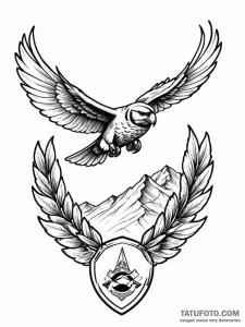 за вдв - эскиз тату (№1752264906_0, 11.07.2025 20:15) — Tatufoto.com