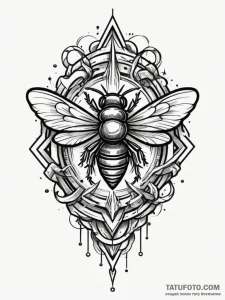 A powerful buzzing neon sign, retro,, artisti... - эскиз тату (№1752266600_0, 11.07.2025 20:43) — Tatufoto.com