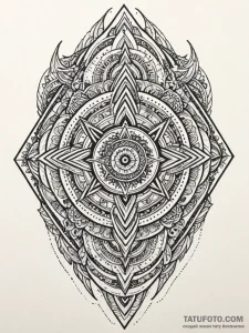 Silver shield cracked with runes, tattoo line... - эскиз тату (№1752268523_0, 11.07.2025 21:15) — Tatufoto.com