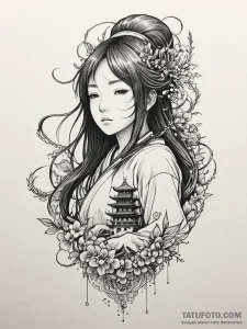 No-face from spirited away, tattoo line art,... - эскиз тату (№1752270778_0, 11.07.2025 21:52) — Tatufoto.com
