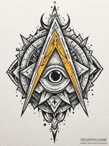 Freemasonry square and compasses symbol, tatt... - эскиз тату (№1752273306_0, 11.07.2025 22:35) — Tatufoto.com